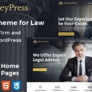 Attorney Press – Lawyer WordPress Theme