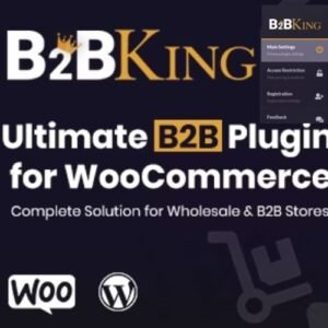 B2BKing – The Ultimate WooCommerce B2B & Wholesale Plugin