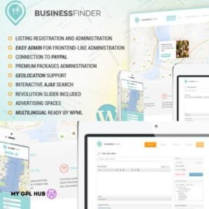 Business Finder Directory Listing WordPress Theme