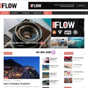 Flow News Magazine and Blog WordPress Themes