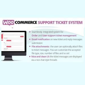 WooCommerce Support Ticket System Plugin